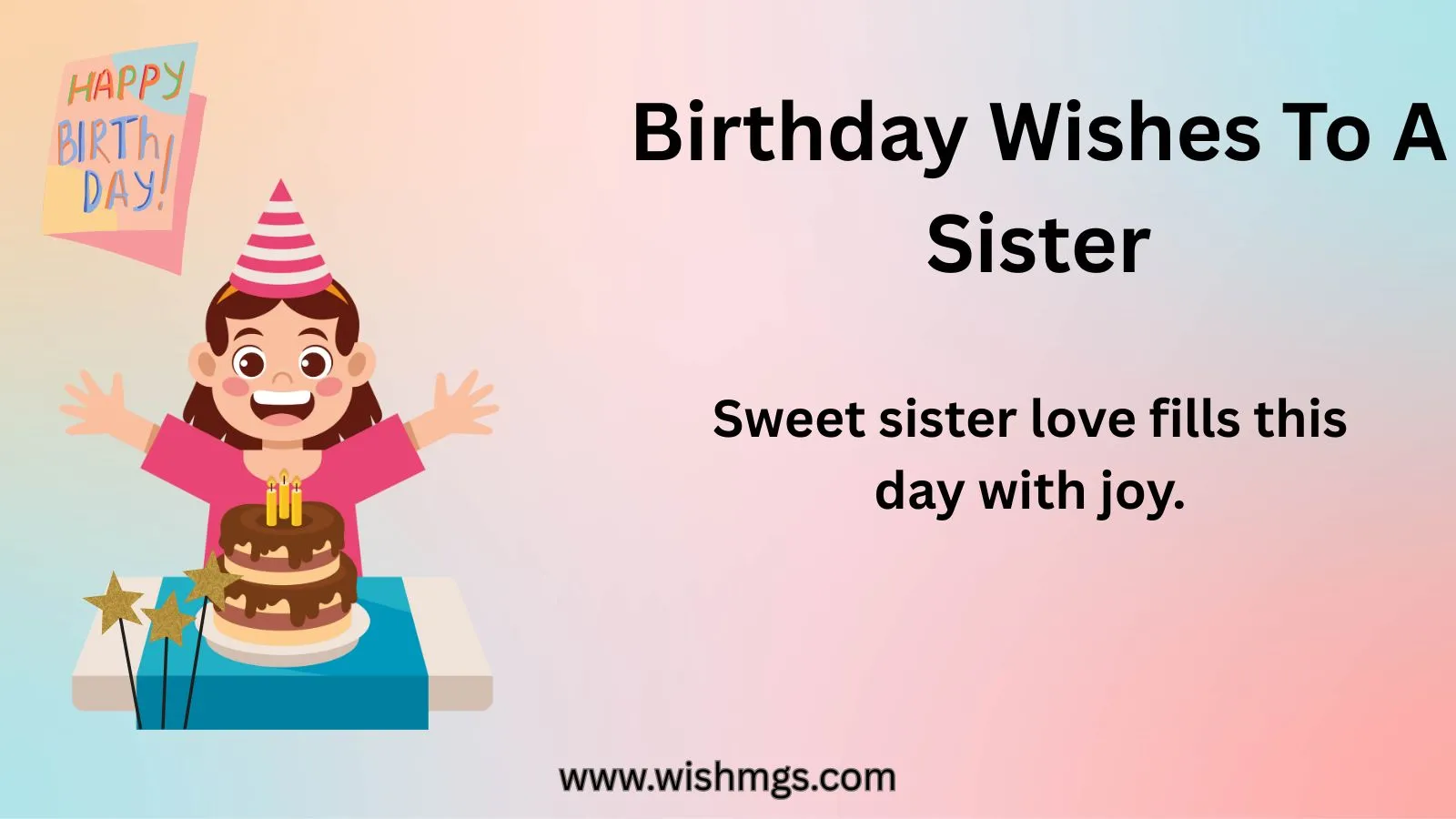 Birthday Wishes To A Sister