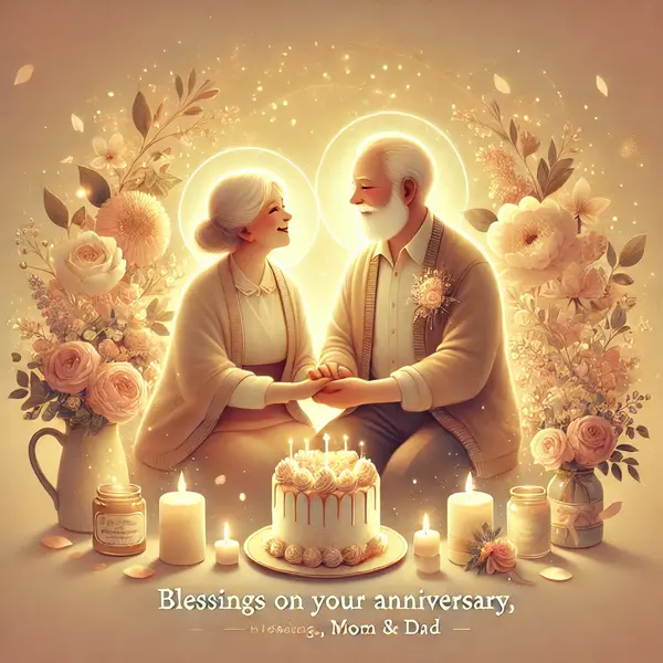 Emotional anniversary blessings for parents