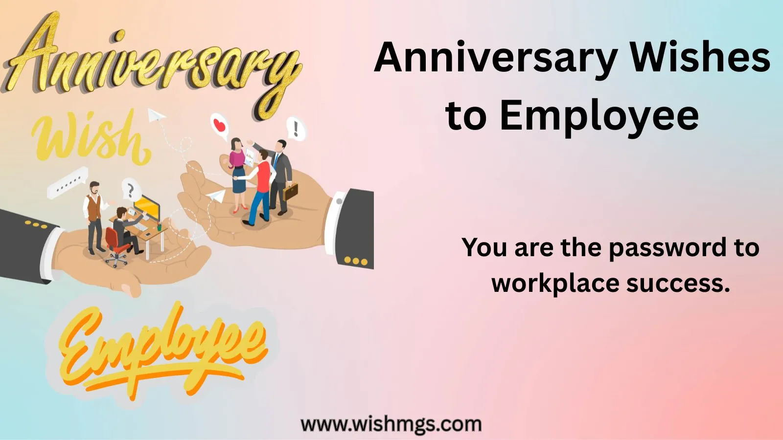 Anniversary Wishes to Employee