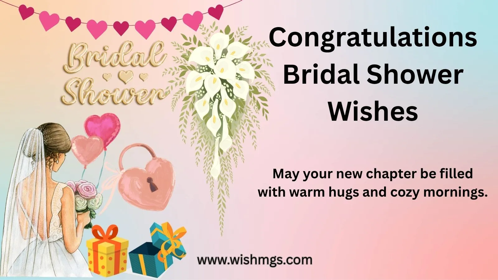 Congratulations Bridal Shower Wishes