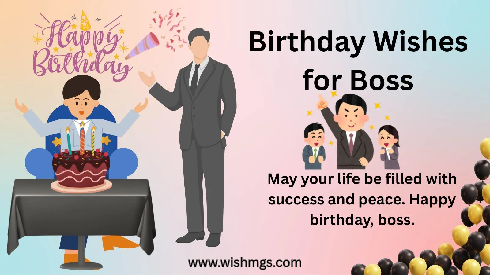Professional Birthday Wishes For Boss