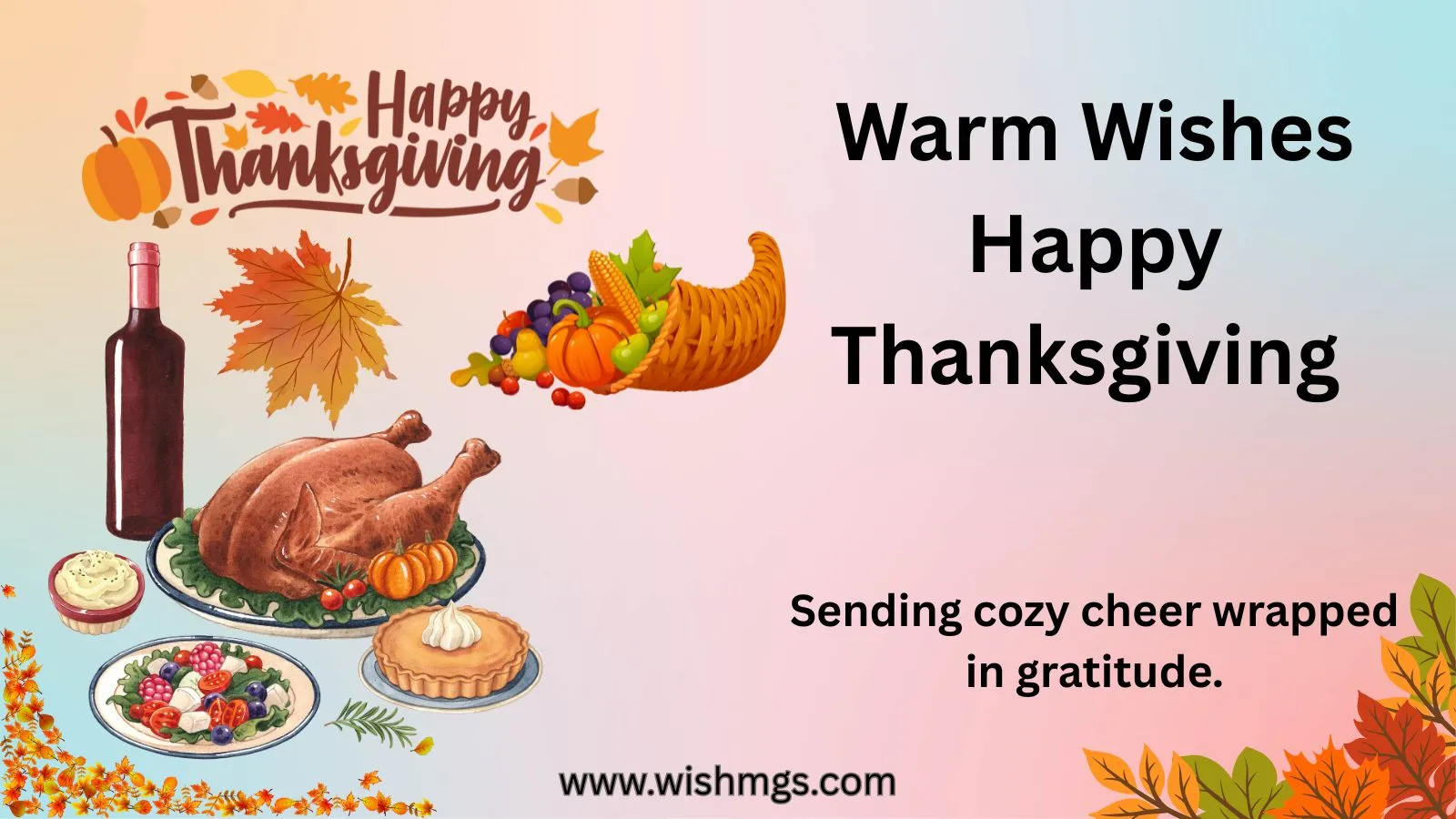 Warm Wishes Happy Thanksgiving