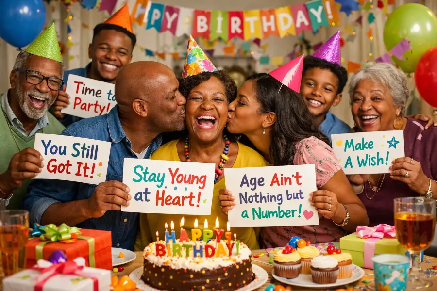 Funny and Cheerful African