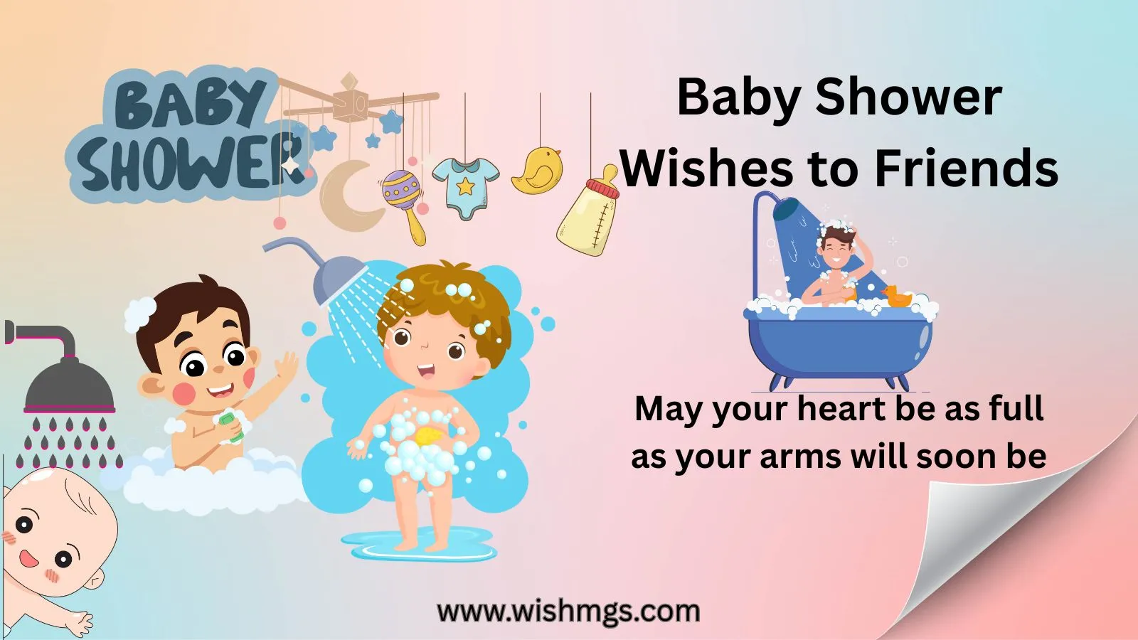 Baby Shower Wishes to Friends