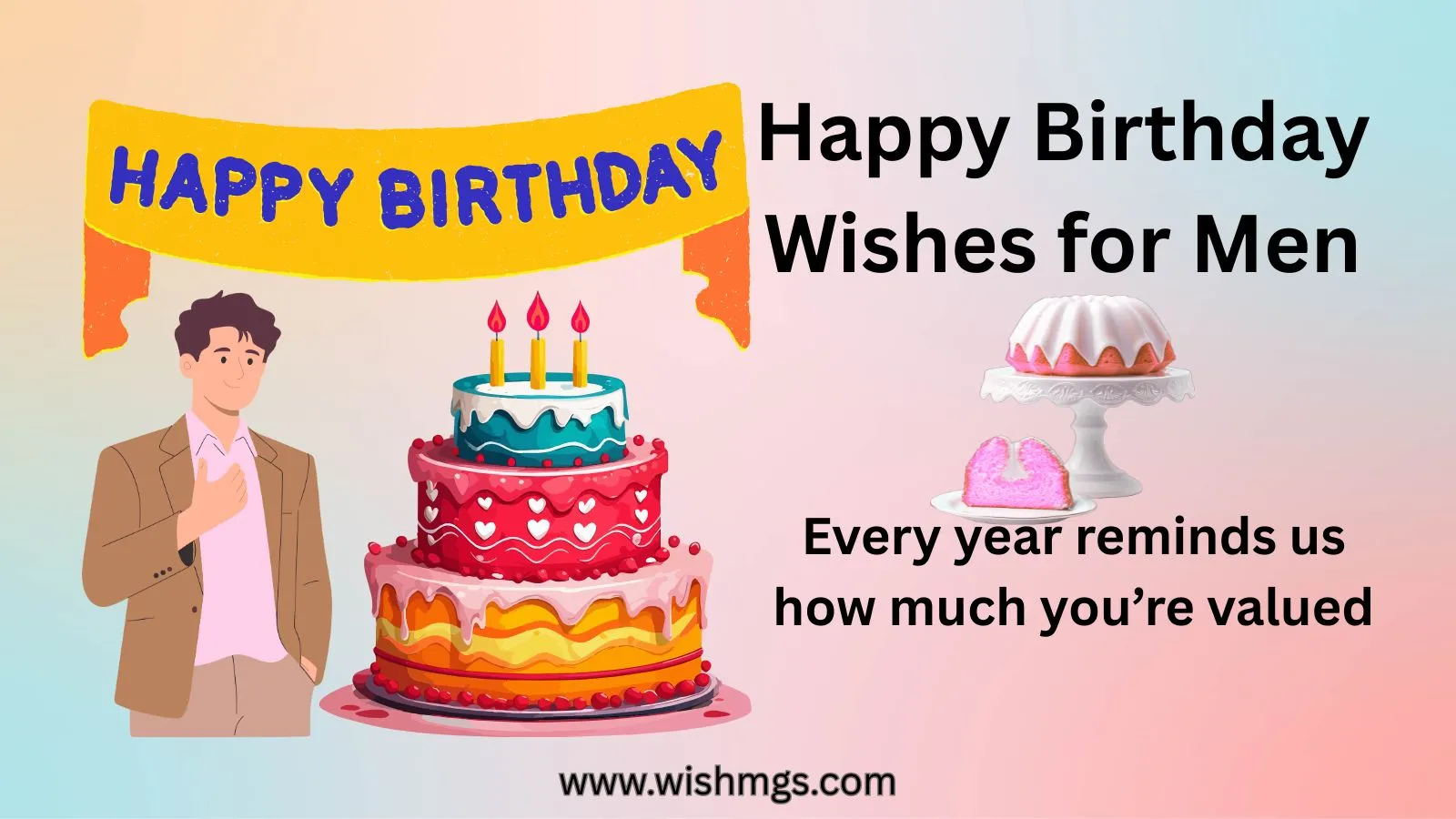 Happy Birthday Wishes for Men