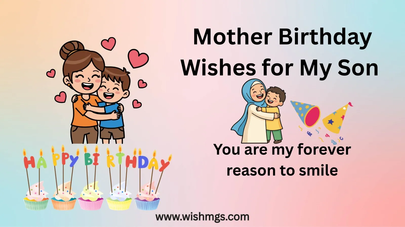 Mother Birthday Wishes for My Son
