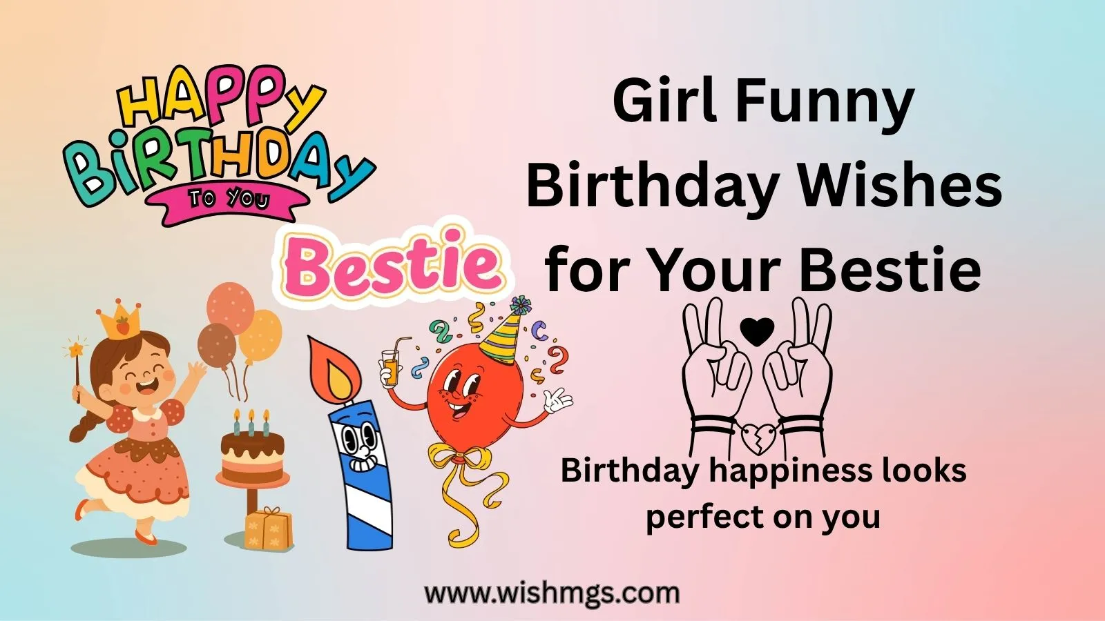 Girl Funny Birthday Wishes