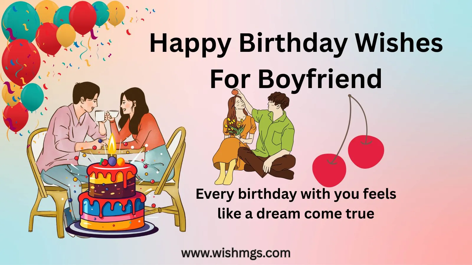 Happy Birthday Wishes For Boy Friend
