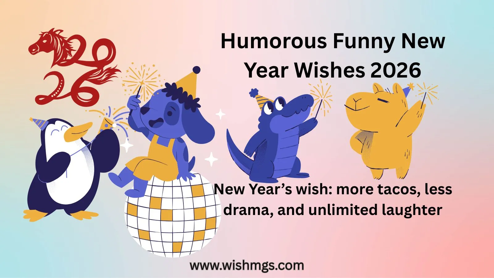 Humorous Funny New Year Wishes
