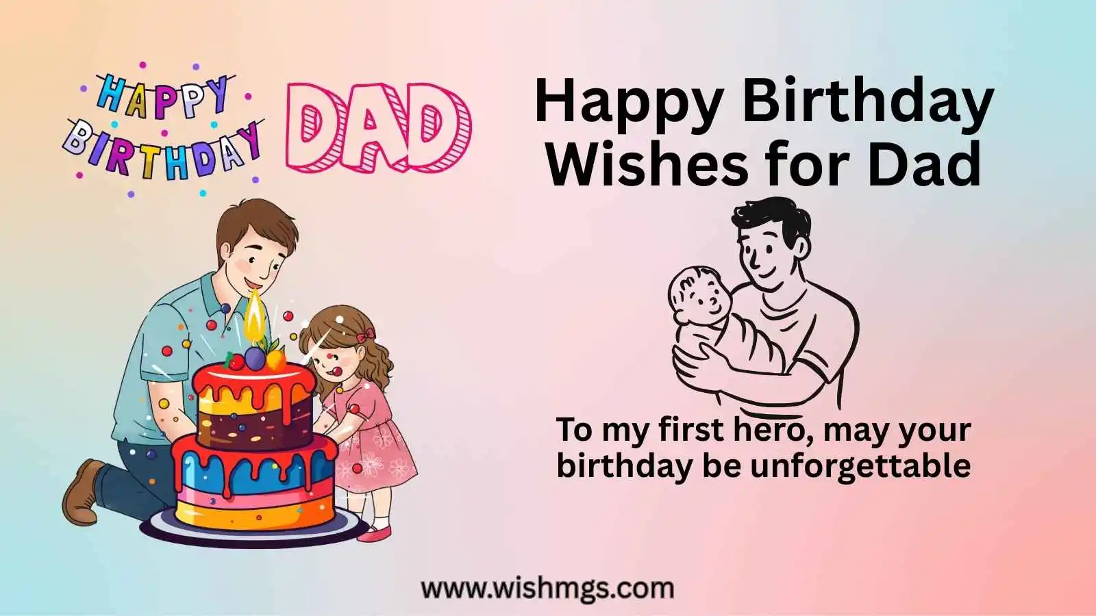 Happy Birthday Wishes for Dad