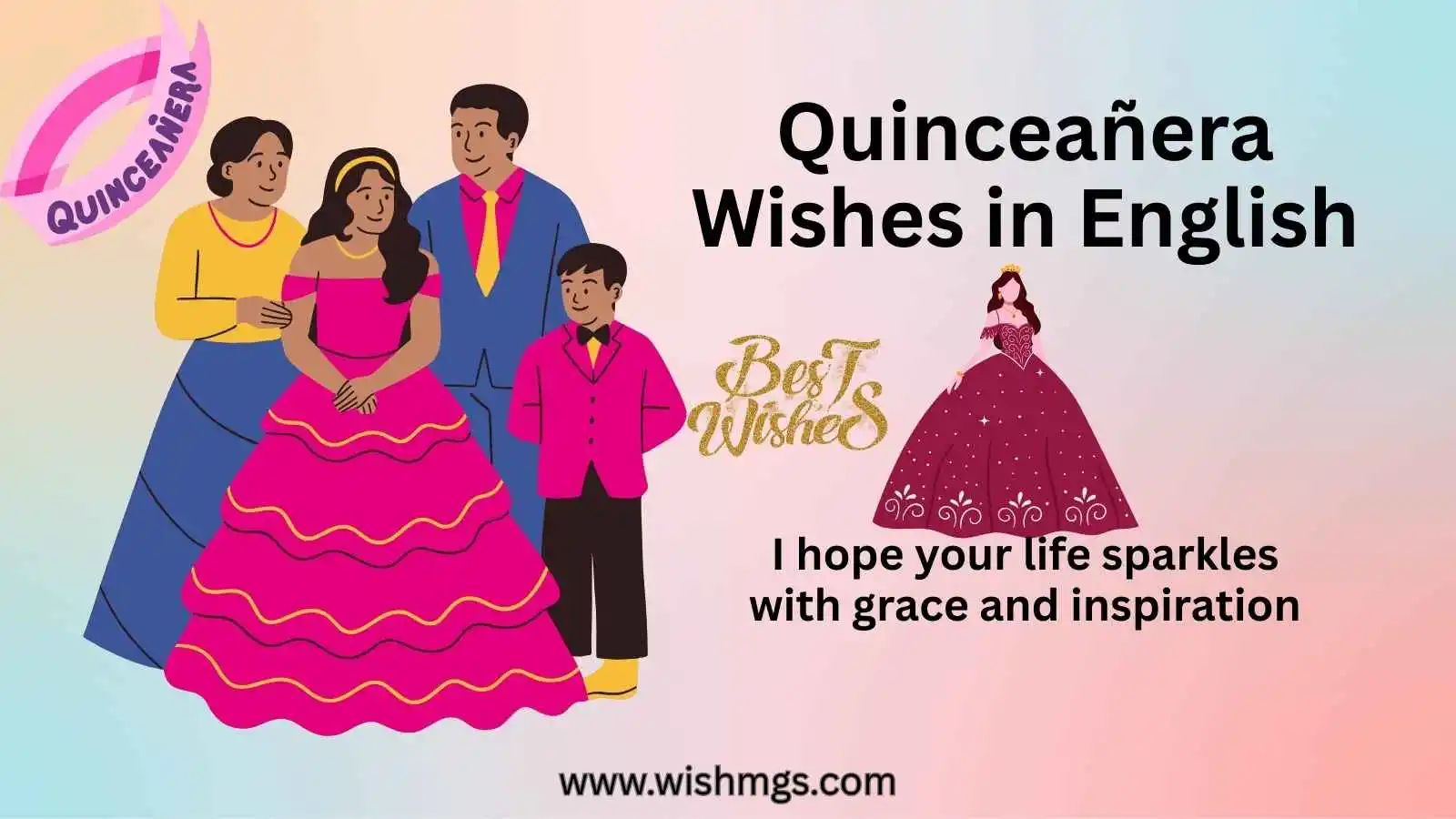 Quinceañera Wishes in English