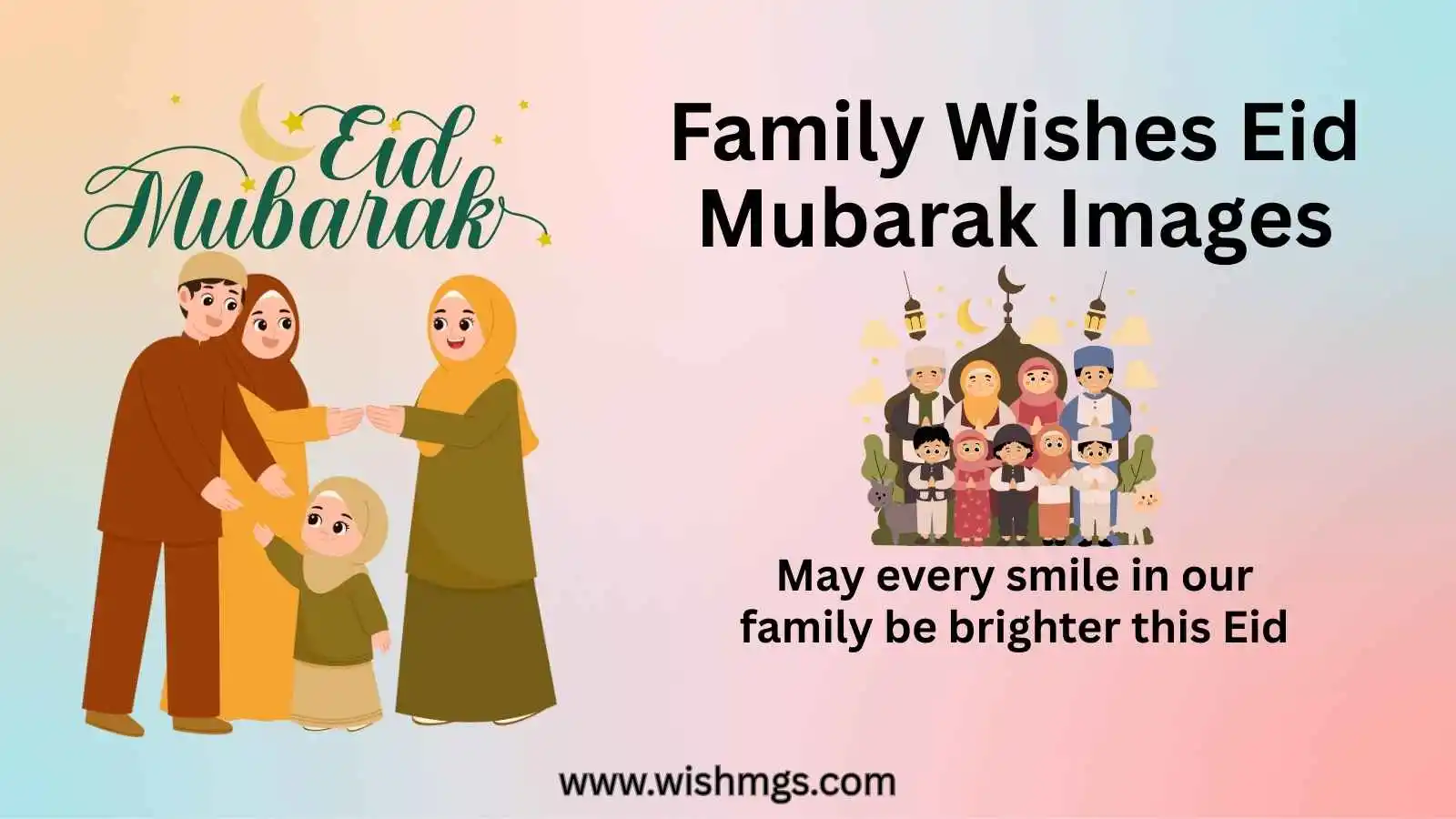 Family Wishes Eid Mubarak Images