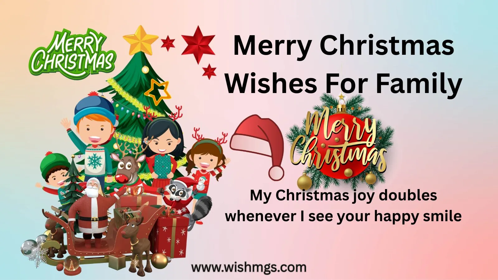 Merry Christmas Wishes For Family