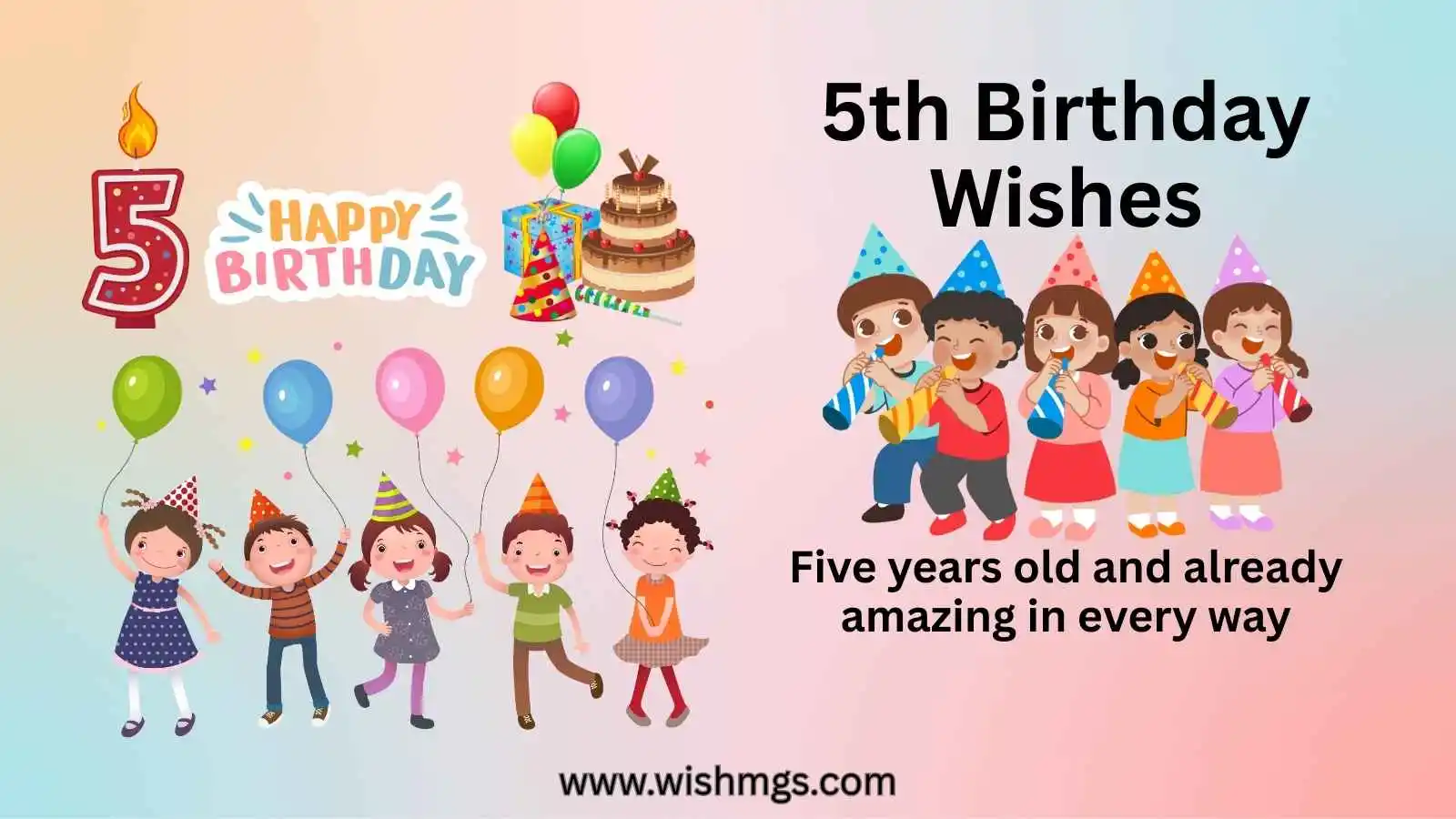 5th Birthday Wishes